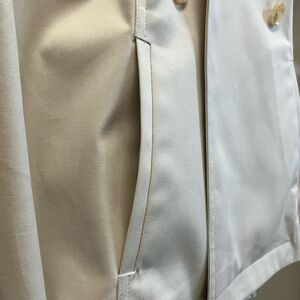 Brooks Brothers Cream Trench Coat